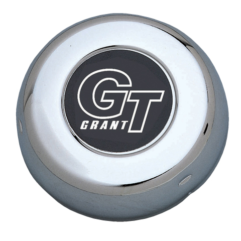 Grant 5896 Chrome Horn Button GT Logo 